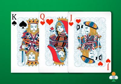 teen patti Sequence of king, queen and jack