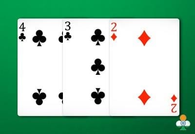 teen patti Sequence of 4 of spades, 3 of spades and 2 od diamonds