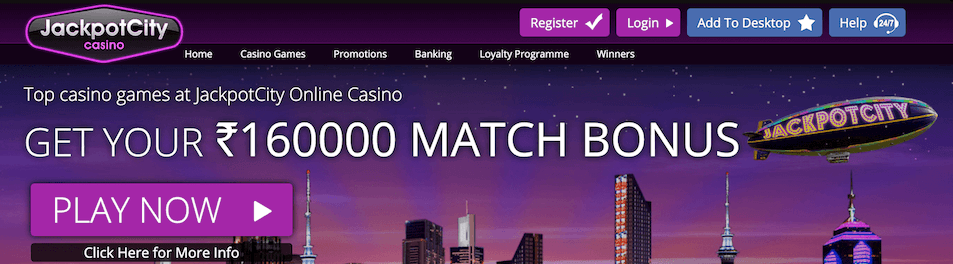 jackpotcity casino bonus offer